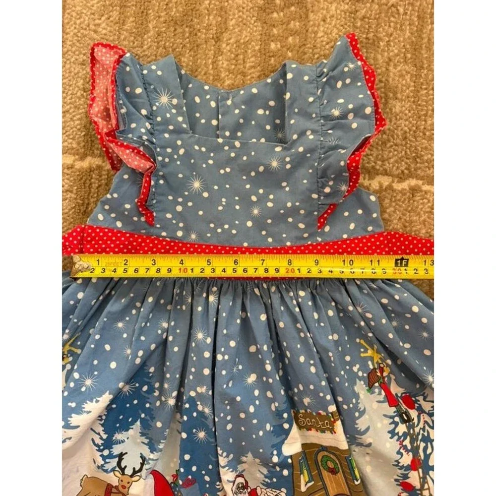 Eleanor Rose Catalina Dress Girls 4-5 Christmas Santa North Pole Holiday